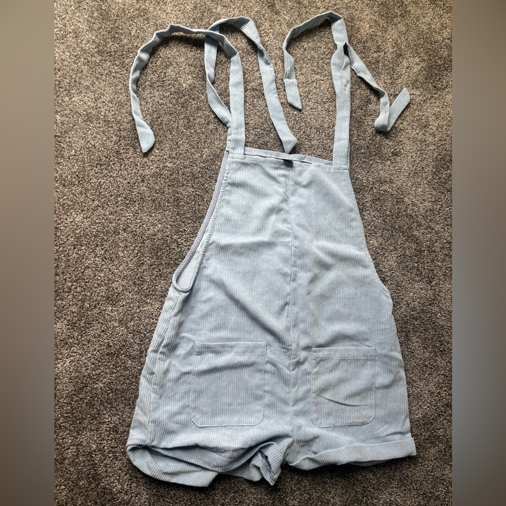 Light Blue Cordoury Overalls